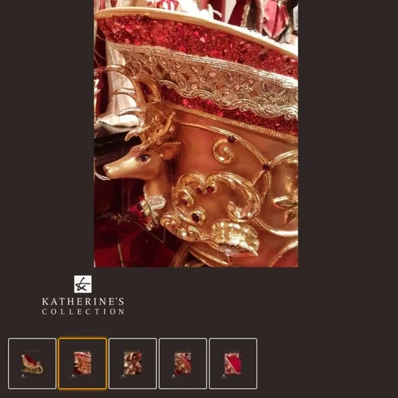 Katherine’s Collection “Holiday Cheer Sleigh”